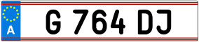 Truck License Plate